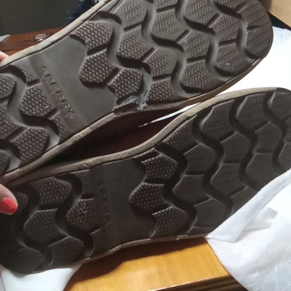 Sperry top siders brown men's shoes size 10 - Picture 7 of 7
